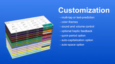 Customise Tappy Keyboard to your preferences. Customise Tappy Keyboard to your preferences.